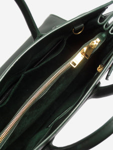 Saint Laurent Dark green Sac De Jour 2way bag