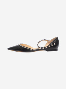 Jimmy Choo Black Leema pointed-toe flats - EU 36