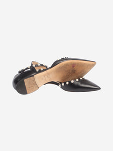 Jimmy Choo Black Leema pointed-toe flats - EU 36