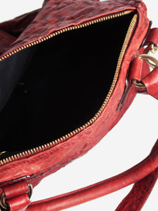 Givenchy Red crinkled leather shoulder bag