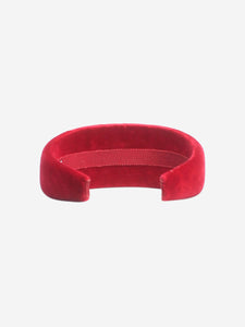 Prada Dark pink velvet headband