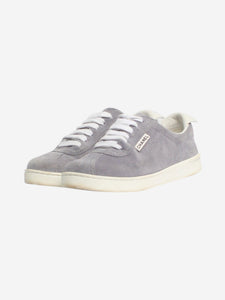 Chanel Grey suede trainers - EU 37