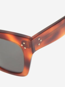 Celine Brown tortoise shell cat eye sunglasses