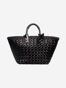 Balenciaga Black Bistro Basket tote bag