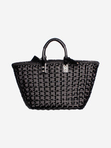 Balenciaga Black Bistro Basket tote bag