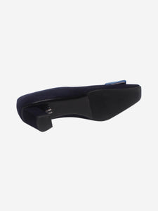 Roger Vivier Navy suede heels - size EU 38.5 (UK 5.5)