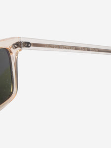 Oliver Peoples x The Row Clear rectangle-frame acetate sunglasses