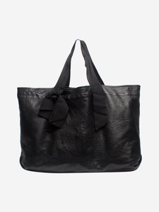 Lanvin Black leather tote bag