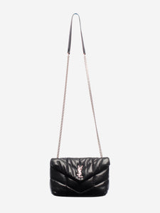 Saint Laurent Black Loulou puffer bag