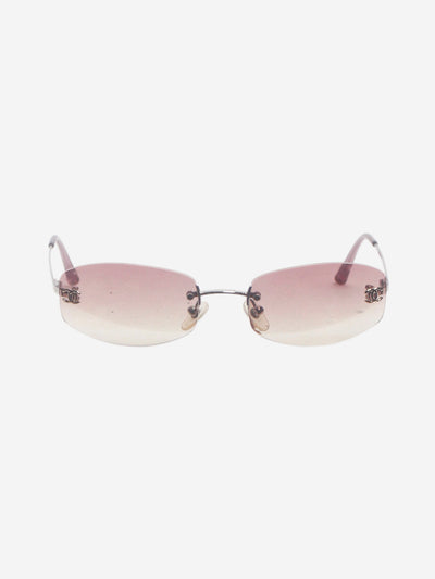 Pink frameless sunglasses Sunglasses Chanel 