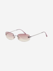 Chanel Pink frameless sunglasses