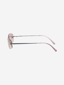 Chanel Pink frameless sunglasses