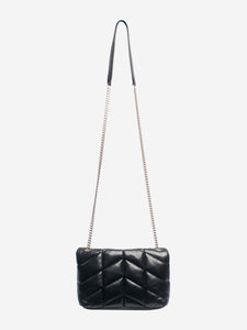 Saint Laurent Black Loulou puffer bag