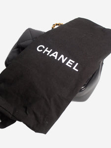 Chanel Black lambskin Classic single flap bag