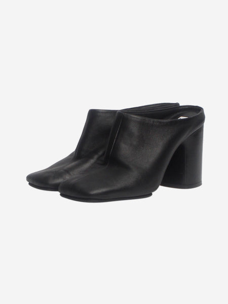 Black leather mules - size EU 38 alternate image