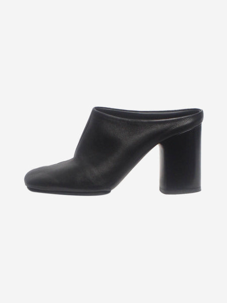 Black leather mules - size EU 38 product image