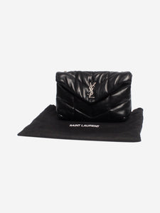 Saint Laurent Black Loulou puffer bag