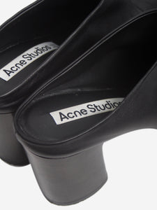 Acne Studios Black leather mules - size EU 38