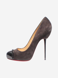 Christian Louboutin Grey suede pumps - size EU 38