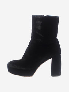 Miu Miu Black velvet ankle boots - size EU 38