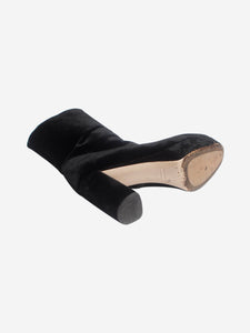 Miu Miu Black velvet ankle boots - size EU 38