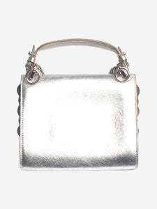 Fendi Silver studded Kan i cross-body bag