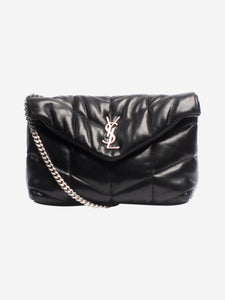 Saint Laurent Black Loulou puffer bag