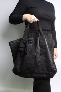 Lanvin Black leather tote bag