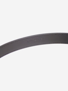 Saint Laurent Black patent leather waist cincher