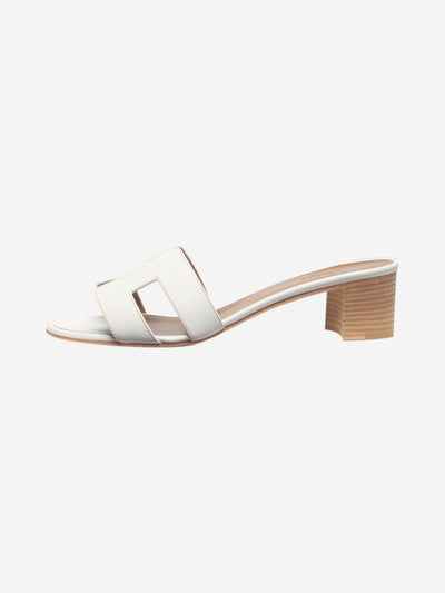 White Oasis sandals - size EU 39 Heels Hermes 