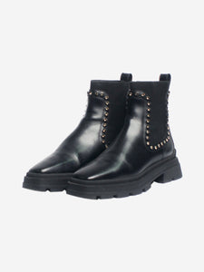 Jimmy Choo Black bejewelled Chelsea boots - size EU 40