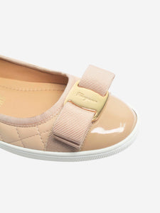 Salvatore Ferragamo Blush quilted ballerinas - size EU 35.5