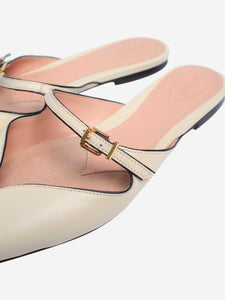 Zimmermann Neutral leather pointed-toe flats - size EU 40