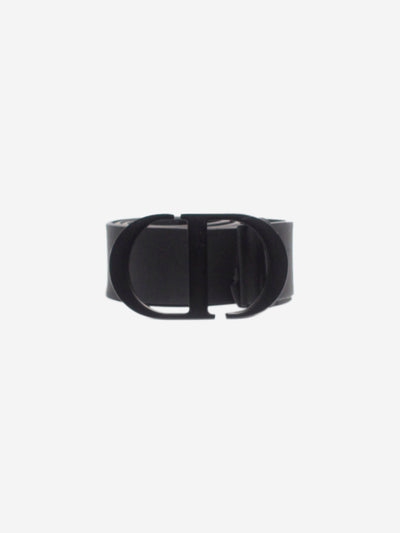 Black CD buckle belt Belts Christian Dior 