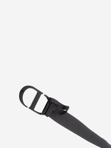 Christian Dior Black CD buckle belt