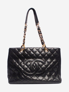 Chanel Black 2006-2008 caviar leather GST Tote bag