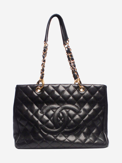 Black 2006-2008 caviar leather GST Tote bag Shoulder bags Chanel 