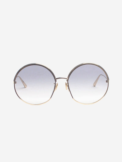 Gold and grey shaded round sunglasses Sunglasses Christian Dior 