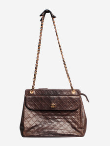 Chanel Brown vintage 1997-1999 shoulder bag