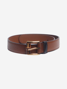 Gucci Gucci Brown bamboo leather belt