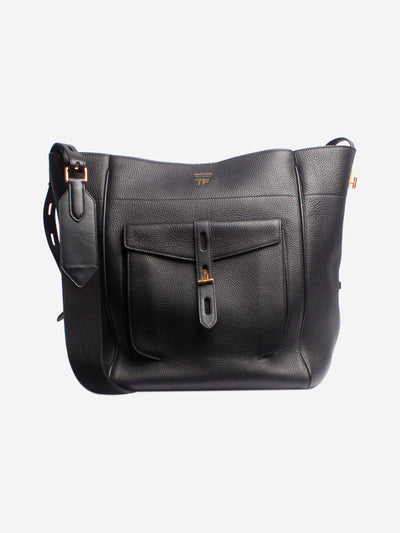 Black leather shoulder bag Shoulder bags Tom Ford 