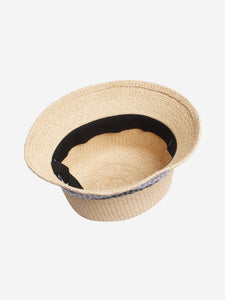 Maison Michel Neutral straw hat