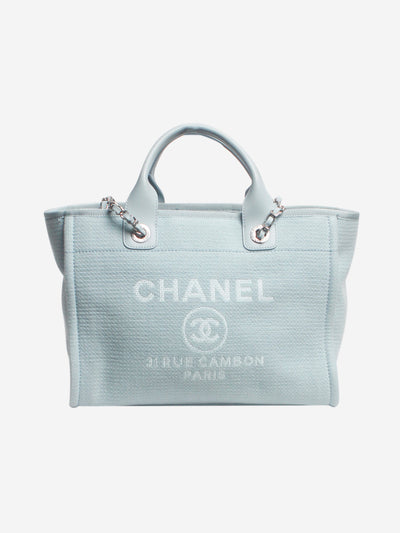 Baby blue Deauville tote bag Tote Bags Chanel 