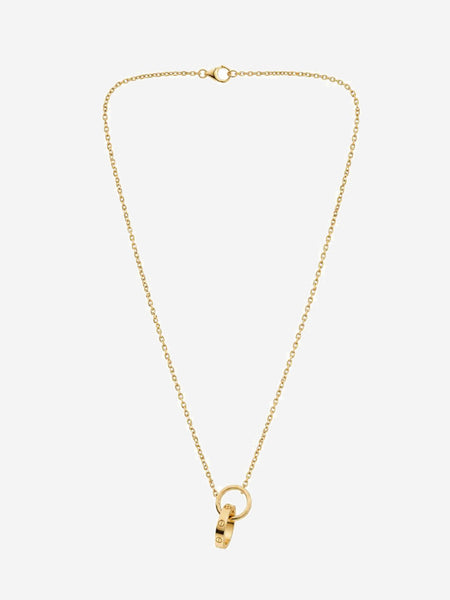 18k Yellow gold Love pendant product image