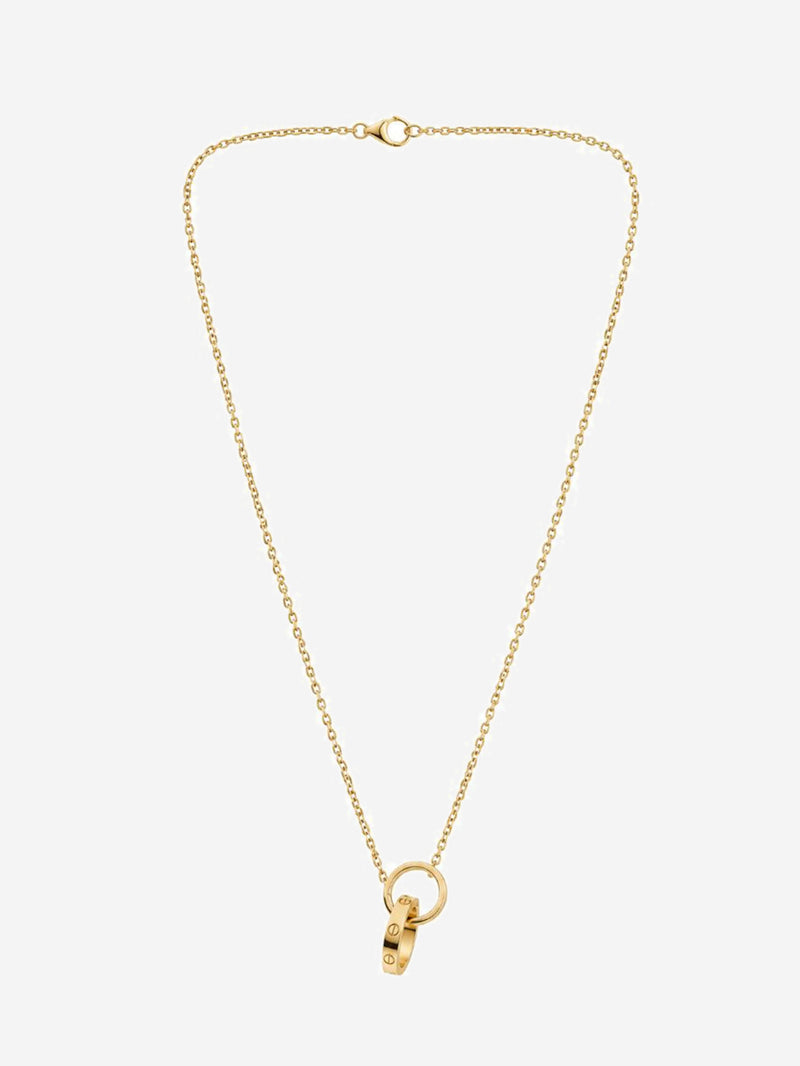 18k Yellow gold Love pendant Necklaces Cartier 