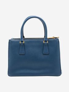 Prada Blue Saffiano leather Galleria bag