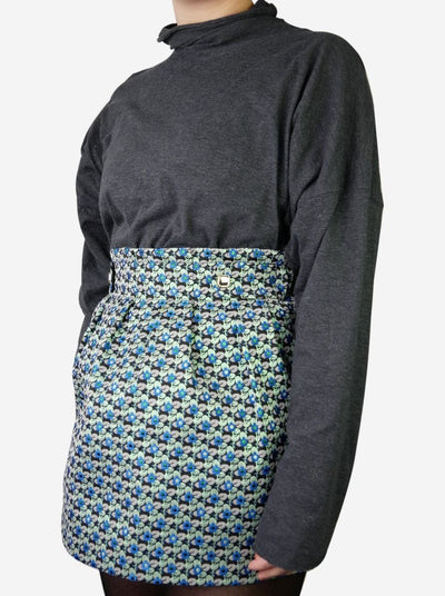 Dark grey scrunch-neck top - size S Tops Eskandar 