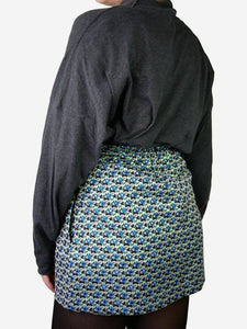 Eskandar Dark grey scrunch-neck top - size S