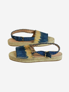 Alberta Ferretti Blue espadrille-style sandals - size EU 39