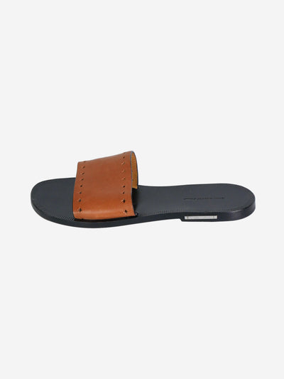 Brown leather flat sandals - size EU 38 Flat Sandals Isabel Marant Etoile 